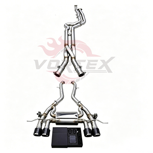 Vortex valvetronic Exhaust สำหรับ BMW M3 G80 M4 G82 M2 G87 S58 3.0T 2021-2024ชุดท่อไอเสียเดี่ยว catback ประสิทธิภาพ SS304 - Product Image 1