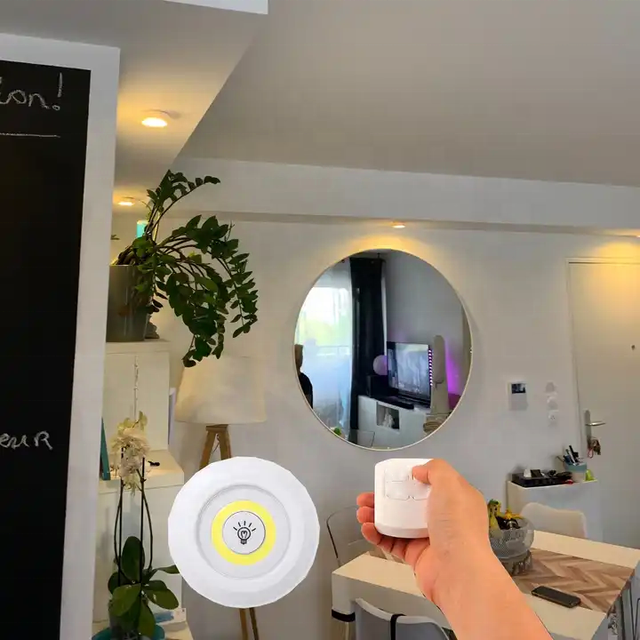 Smart Wireless Remote Control Dimmable Night Light Decorative Kitchen Closet Staircase Aisle Bathroom Cabinet Mini LED Lights