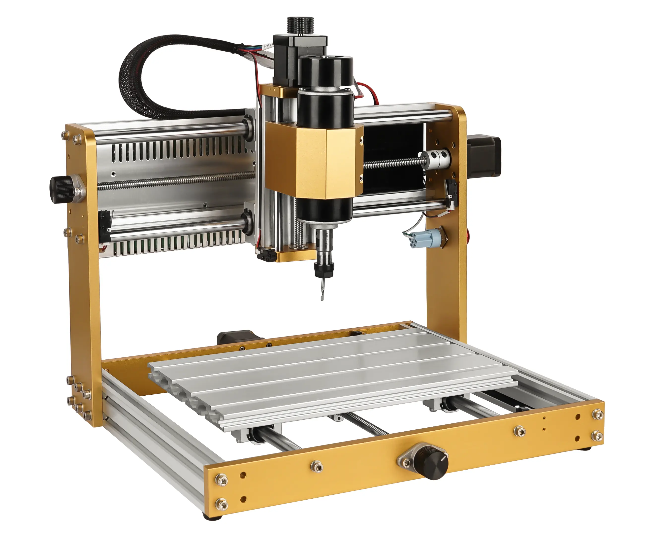 Hot sale 3018 plus2.0 stone cnc router system 2 in 1 5.5w 10w cnc Laser engraving machine for metal
