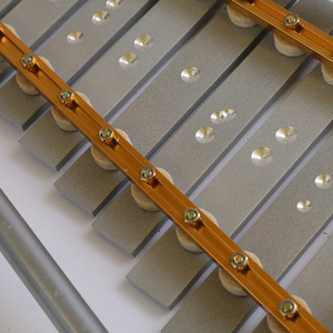 Xilofono Glockenspiel a 27 Note, Strumento a Percussione, Xilofono in Alluminio Professionale con Tubo di Estensione, <span class=keywords><strong>Carillon</strong></span> in Metallo - Product Image 4