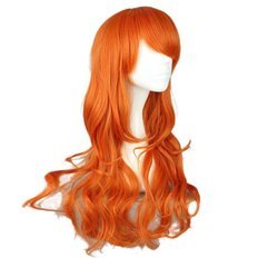 Parrucca arancione onda lunga (WC90895) - Product Image 1
