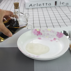 Dosificador de Aceite y Vinagre 2 en 1, Botella de Aceite de Oliva de Vidrio de Borosilicato de 2 Capas, Libre de BPA, 350 ml, para Uso Doméstico y en Restaurantes - Product Image 6