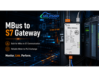 Milesgo PFN1010-MBus, Convertidor de Puerta de Enlace M-Bus a Siemens S7 PLC para Adquisición de Datos de Medidores Inteligentes e Integración de BMS