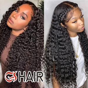 GS 100% Extensiones de cabello humano <span class=keywords><strong>a</strong></span> granel Remy rizado indio sin procesar Onda profunda Sin estilo trenzado de trama - Product Image 4