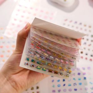 Ensemble de livres d'autocollants Washi Kawaii, plus de 1800 motifs, autocollants décoratifs mignons pour journal, scrapbooking, bricolage, cadeau - Product Image 5