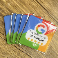 Plaque Professionnelle en PVC Époxy Personnalisable avec Code QR, Tag NFC RFID 13.56MHz, Réseaux Sociaux, Avis Google – 120 Pièces
