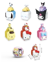 Cápsula Juguetes Gachapon Proveedor-Cápsula WANGERBAO para Gachapon Máquina Expendedora de juguetes Huevos retorcidos 70-120mm Máquinas expendedoras Gacha