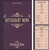 Kertas kustom mewah lampu 8.5x11 inci ukuran huruf ukuran Legal Restoran A4 Menu kulit buatan Album Menu