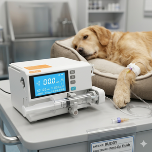 Instruments chirurgicaux vétérinaires, pompe à perfusion IV portable bon marché pour <span class=keywords><strong>animaux</strong></span> de compagnie, pompe à perfusion vétérinaire pour <span class=keywords><strong>animaux</strong></span> - Product Image 5