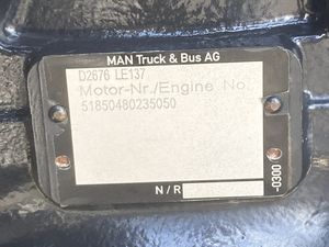 Ensemble moteur diesel complet d'occasion D2676 6 cylindres 12,4 L pour camion lourd en stock - Product Image 2