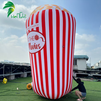Modèle gonflable publicitaire en forme de ballon de maïs soufflé pour promotion extérieure