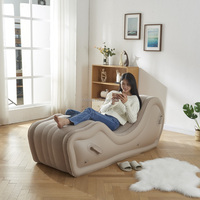 Chaise Sexuelle Gonflable en Forme de S, Canapé d'Amour Intérieur pour Chambre à Coucher, Meuble Sexuel pour Adultes