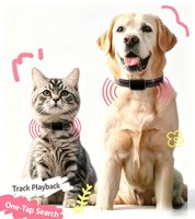 Traceur GPS 4G mondial pour animaux de compagnie, collier anti-perte longue autonomie pour chiens et chats, dispositif de suivi en temps réel des animaux