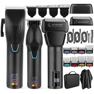 <span class=keywords><strong>Tondeuse</strong></span> à <span class=keywords><strong>cheveux</strong></span> vintage rechargeable la plus vendue, ensemble de tondeuses à tête métallique, lames détachables et lavables, <span class=keywords><strong>tondeuse</strong></span> de salon - Product Image 3