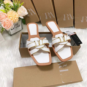Sandalias planas de verano para mujer con hebilla, punta abierta, sin cordones, punta cuadrada, zapatos casuales de vestir - Product Image 2