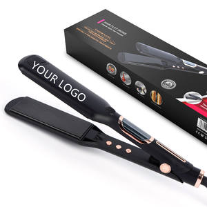 Lisseur de cheveux professionnel 2 en 1 MCH Planchas De Pelo en titane, fer plat haute température 480F/250C, boucleur pour femmes - Product Image 5