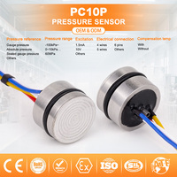 Nanjing Wotian PC10P Composant de détection anti-colmatage pour cellule de pression, en pâte adhésive, en acier inoxydable 316L, 19mm, pour applications en usine