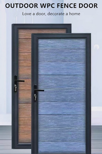 Porte pliante en aluminium de conception moderne Portes coulissantes automatiques à lamelles extérieures Porte à panneau de clôture en aluminium - Product Image 4