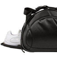 Sac à dos pour raquettes de tennis et de pickleball en PU, sac de raquette multi-compartiments avec compartiment pour chaussures, sac de sport léger pour les voyages