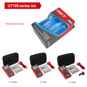 Multímetro Digital Profesional UNI-T UT195M UT195DS, 750V CA, True RMS, Probador Eléctrico, Medidor de Frecuencia - Product Image 3