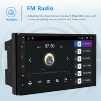 Reproductor MP5 Multimedia de 7 Pulgadas, 64 GB, 8 Núcleos, 2 DIN, Pantalla Táctil QLED Universal, Carplay, Android Auto, Radio para Auto, Estéreo, GPS, Navegación