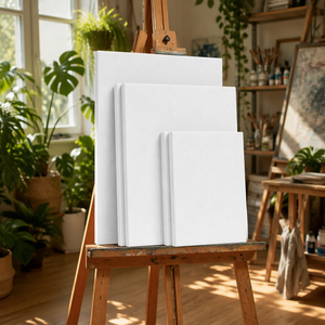 <span class=keywords><strong>Tela</strong></span> di Cotone <span class=keywords><strong>su</strong></span> <span class=keywords><strong>Telaio</strong></span> in Legno 40x50cm, Superficie Pretrattata per Pittura a Olio, Acrilica e Stampa Digitale a Getto d'Inchiostro - Product Image 5