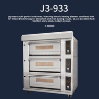 Four à pizza commercial numérique automatique neuf, 3 couches, 6-12 plateaux, pour restaurant, à convection électrique, pour farine de blé et lait
