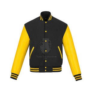 Chaqueta Universitaria Personalizada de Piel de Oveja y Algodón, Diseño Único, Súper Calidad, Chaqueta de Invierno Transpirable para Mujer en Talla Adulta - Product Image 1