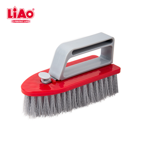 <span class=keywords><strong>Brosse</strong></span> à récurer robuste LIAO 2 en 1 avec petite <span class=keywords><strong>brosse</strong></span> intégrée pour carrelage ou coulis - Product Image 1