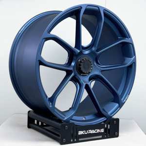 Rines de Aleación Cóncavos Personalizados Bku Forged 5x130 para <span class=keywords><strong>Porsche</strong></span> Cayenne, Macan, <span class=keywords><strong>Taycan</strong></span>, 718, 911 Carrera, 19, 20, 21, 22 Pulgadas, Color Bronce - Product Image 3