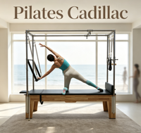Table de Pilates Cadillac Trapeze en bois massif approuvée par la marque privée MJD, structure solide et robuste pour les clubs de fitness commerciaux, vente en gros