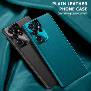 Étui de téléphone en cuir pour <span class=keywords><strong>Samsung</strong></span> <span class=keywords><strong>Galaxy</strong></span> S22 S21 Ultra S22 Plus S20 <span class=keywords><strong>FE</strong></span> 4G <span class=keywords><strong>5G</strong></span> étuis housse de Protection de caméra pour <span class=keywords><strong>Samsung</strong></span> <span class=keywords><strong>S</strong></span> 22 <span class=keywords><strong>21</strong></span> - Product Image 2