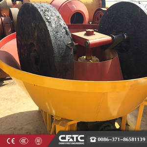 Petit moulin à tambour humide pour argile dorée 0,6-0,8 Tph 1400 avec deux roues à vendre en Afrique du Sud - Product Image 3