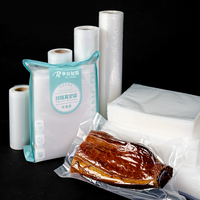 Sacs sous vide à trois soudures latérales pour viande congelée, saucisses, sacs de conservation alimentaire transparents en plastique gaufré pour emballage
