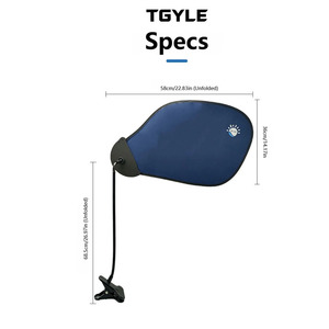 Nouvelle <span class=keywords><strong>pare</strong></span>-<span class=keywords><strong>soleil</strong></span> de voiture en PVC réglable multi-angles à ventouse, style minimaliste, pour fenêtre latérale de bureau ou d'<span class=keywords><strong>ordinateur</strong></span>, protection solaire et anti-chaleur - Product Image 6