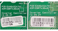 Carte de commande de climatisation centralisée EAX64524701, carte onduleur EBR74364801/02 EBR76166003 pour LG