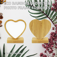 Marco de Fotos de Bambú Moderno y Simple, para Escritorio, Regalo Conmemorativo para Padres e Hijos, Regalo para Parejas, DIY Térmico