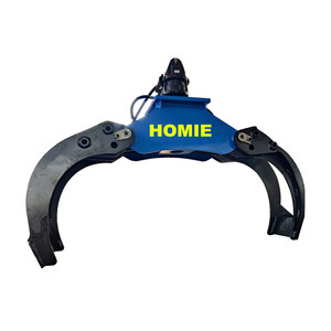 Hot <strong>Sale</strong> 3-5ton Mini <strong>Excavator</strong> <strong>Log</strong> Hydraulic Rotating Grapple Wood Stone Timber <strong>Grab</strong> - Product Image 5
