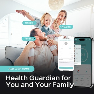 Báscula Digital Inteligente WiFi con Pantalla <span class=keywords><strong>de</strong></span> Vidrio Templado, 4 Electrodos, Analizador <span class=keywords><strong>de</strong></span> Grasa Corporal <span class=keywords><strong>de</strong></span> Alta Precisión, Sincronización con APP, Monitor <span class=keywords><strong>de</strong></span> Salud - Product Image 6