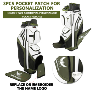 Quantité minimale de commande bas en gros de haute qualité pleine longueur multi-poches avec poignée housse de pluie 14 séparateurs étanche personnalisé voiturette de <span class=keywords><strong>golf</strong></span> sac - Product Image 3