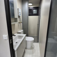 Cabina de acero de contenedor residencial de lujo modular de lujo moderno de alta calidad de 40 pies remoto 2 pisos adecuado para villas y oficinas