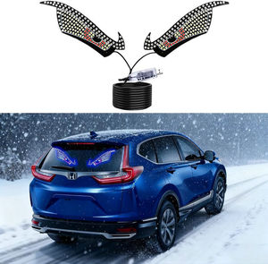 Luz Decorativa USB para el Parabrisas Trasero del Coche, Intermitente Dinámico, <span class=keywords><strong>Ojos</strong></span> de Diablo, <span class=keywords><strong>Ojos</strong></span> de <span class=keywords><strong>Demonio</strong></span> LED Universales para Coche - Product Image 5