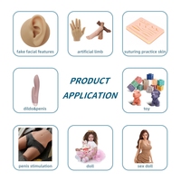 Caoutchouc de Silicone Liquide en Gros pour Moulage Corporel, Non Toxique, Platine Catalysé, pour Jouets Sexuels