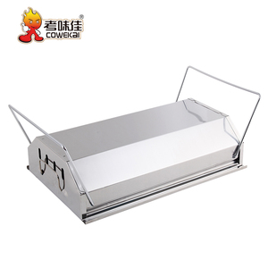 <span class=keywords><strong>Barbecue</strong></span> portable pliable au charbon de bois pour camping en plein air, idéal pour les kebabs faits <span class=keywords><strong>maison</strong></span>, en acier inoxydable - Product Image 5