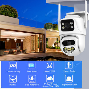 Qearim Hot Bán icsee Xmeye 6MP kép len không dây ngoài trời IP66 nhà Hệ thống an ninh hai cách âm thanh CCTV HD IP Wifi mạng Máy ảnh - Product Image 2