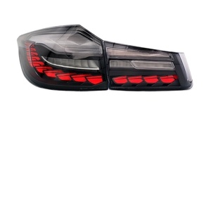 Luces Traseras OLED Modificadas para Serie 5, Negras y Rojas, G30 G38, Modificación de Auto, Luces Traseras LED G38 Serie 5 - Product Image 1
