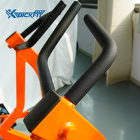 Máquina de Gimnasio para Ejercicios de Espalda con Carga de Discos, Máquina de Remo Sentado, Entrenamiento de Brazos, Máquina de Dips Sentado con Carga, Entrenamiento de Espalda Duradero y Resistente