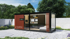 Maison conteneur préfabriquée en acier portable, bureau modulaire, villa intelligente 3 chambres, bain solaire, terrasse enveloppante - Product Image 6