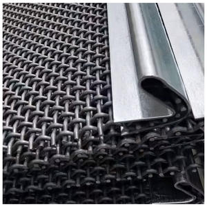 Mangaanstaal geweven zeef, vlakke weving, metaalgaas, chemisch engineering filternet, 10 mm draaddiameter, geweven staaldraadgaas - Product Image 5