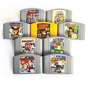 ตลับเกม Donkey Country Kong Mari Super Mari Series 64 Kart64 Party 1 2 3 Paper Super Smash Bros สำหรับเครื่อง N64 - Product Image 1